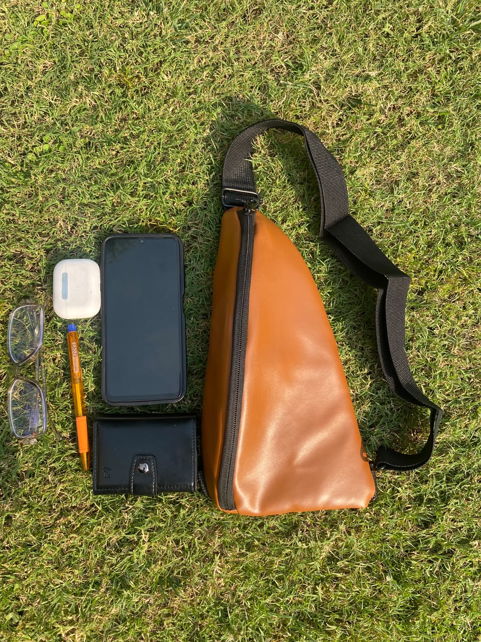 Karar Flux – Modern Leather Crossbody Sling Bag
