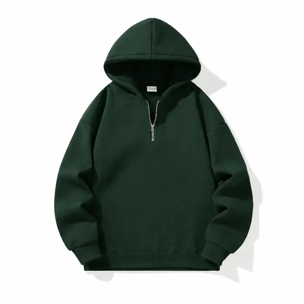 Karar Quarter Zip Hoodie Heavy Weight Drop Shoulders 350+GSM - Karar.Shop