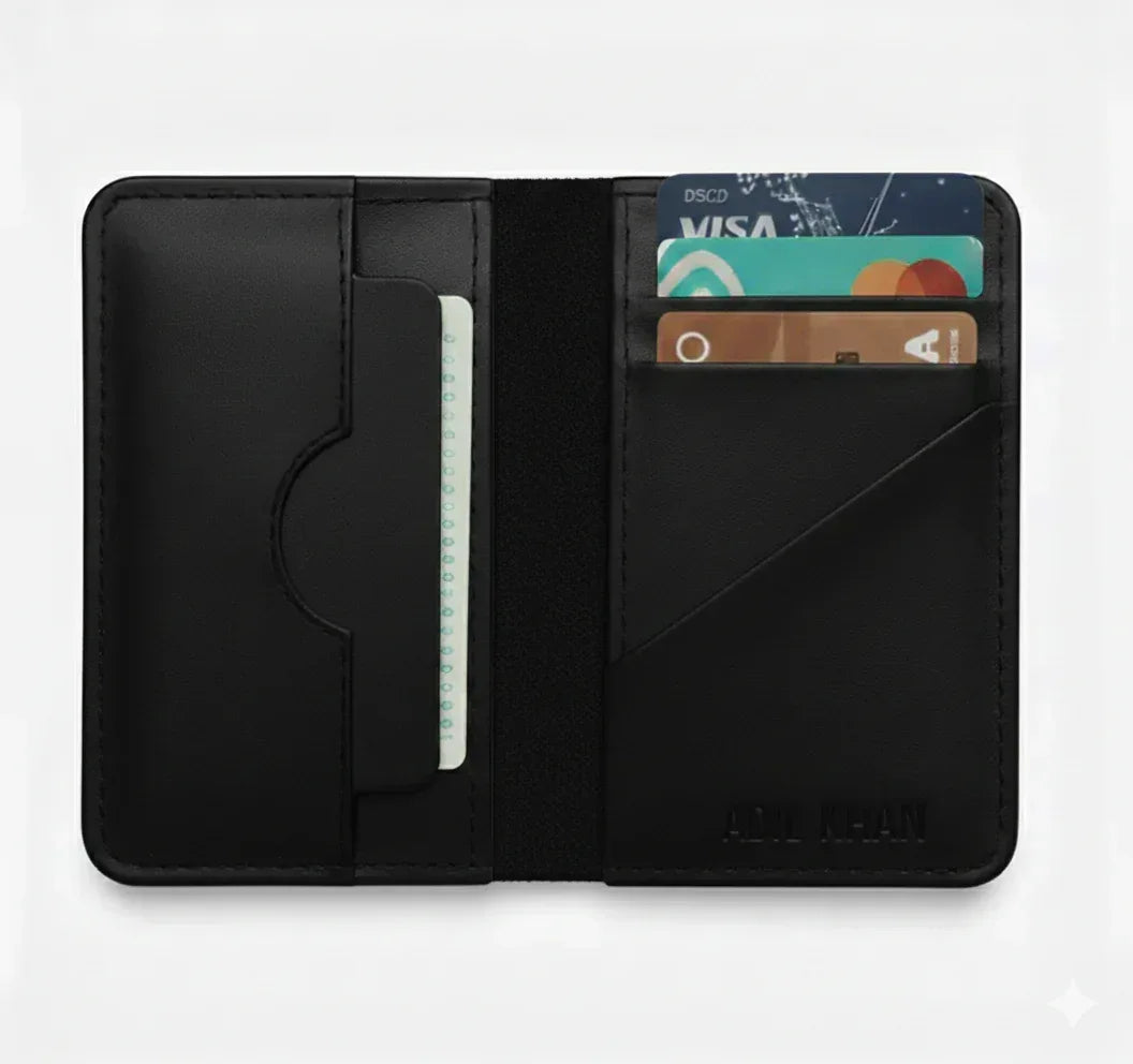 Karar pure leather slimfold wallet for men Pakistan