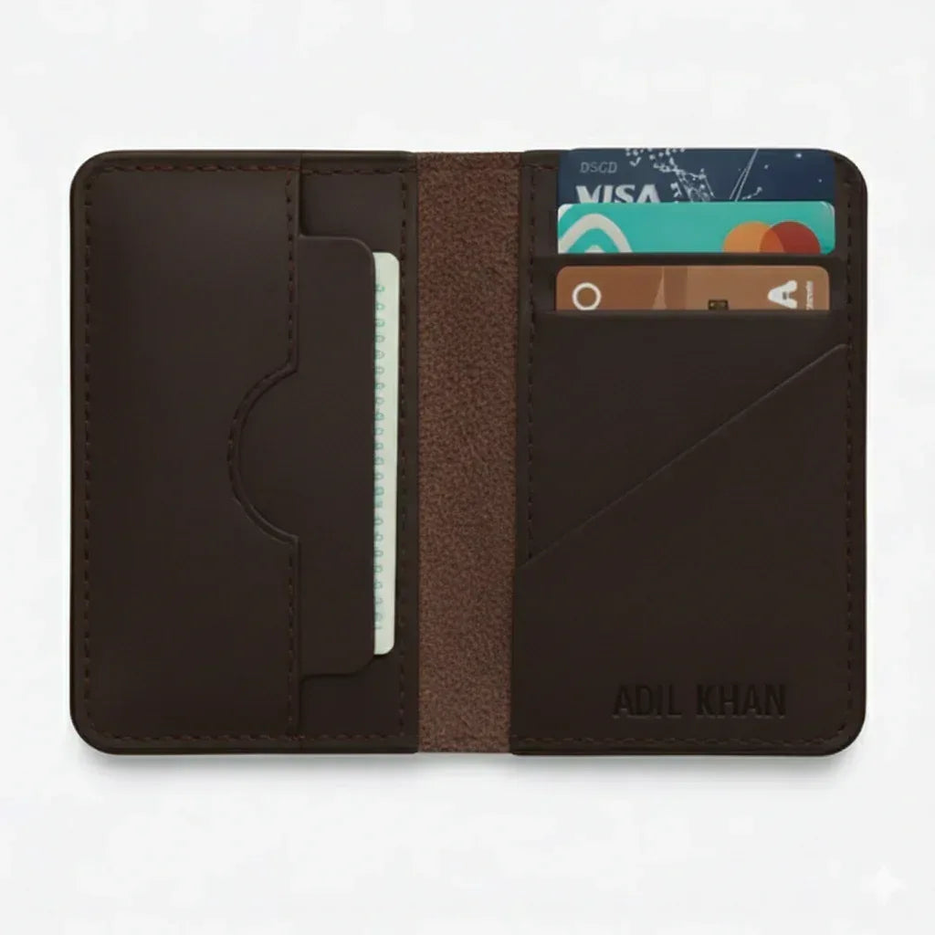 Karar pure leather slimfold wallet for men Pakistan
