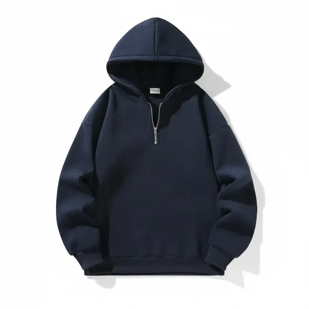 Karar Quarter Zip Hoodie Heavy Weight Drop Shoulders 350+GSM - Karar.Shop