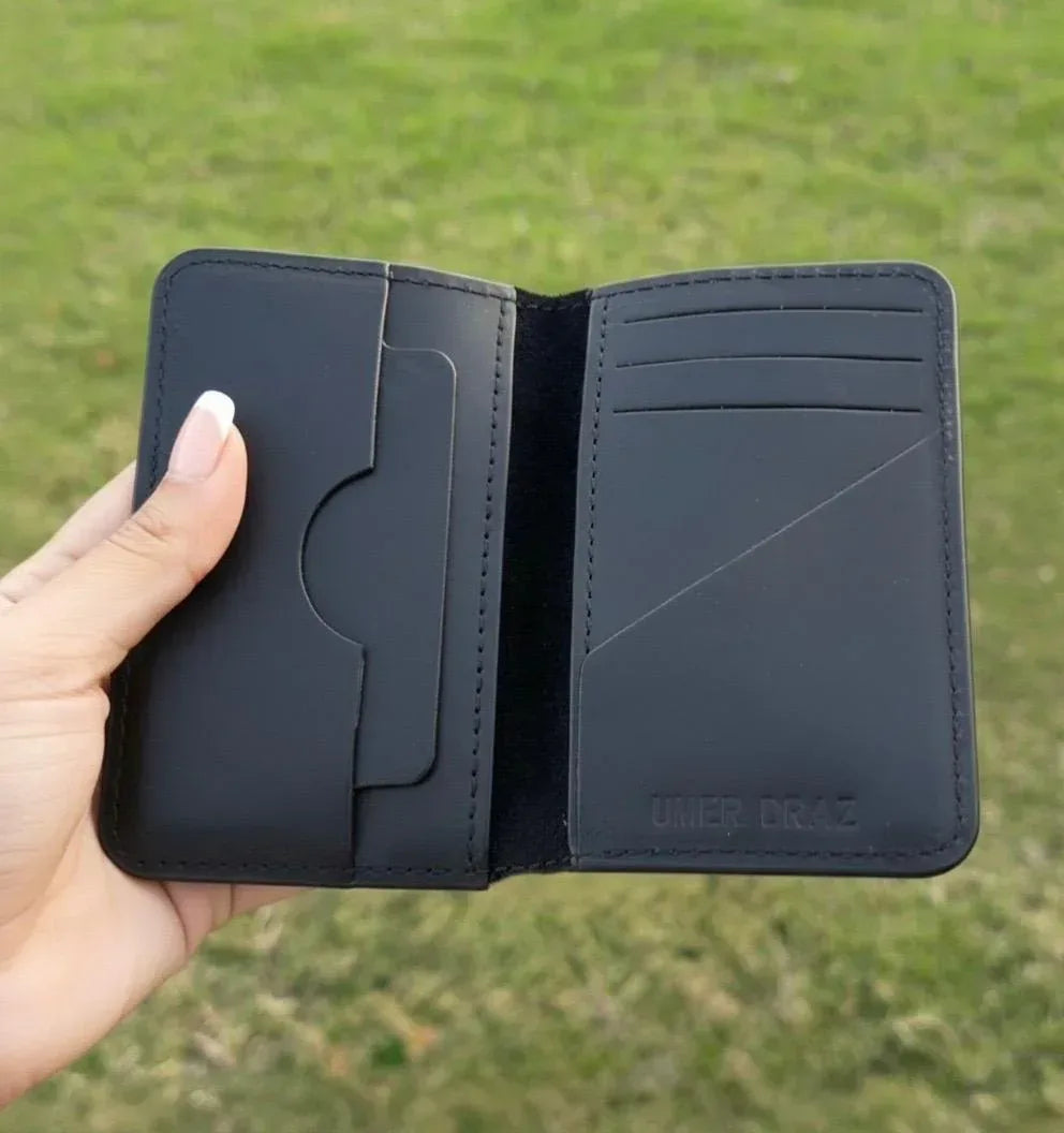 Karar pure leather slimfold wallet for men Pakistan